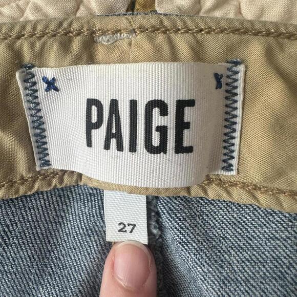 PAIGE Women's Blue Jeans - Picture 4 of 8